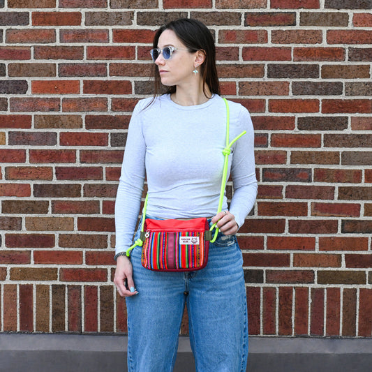 Andean Blue Sling Bag (Chuspa)