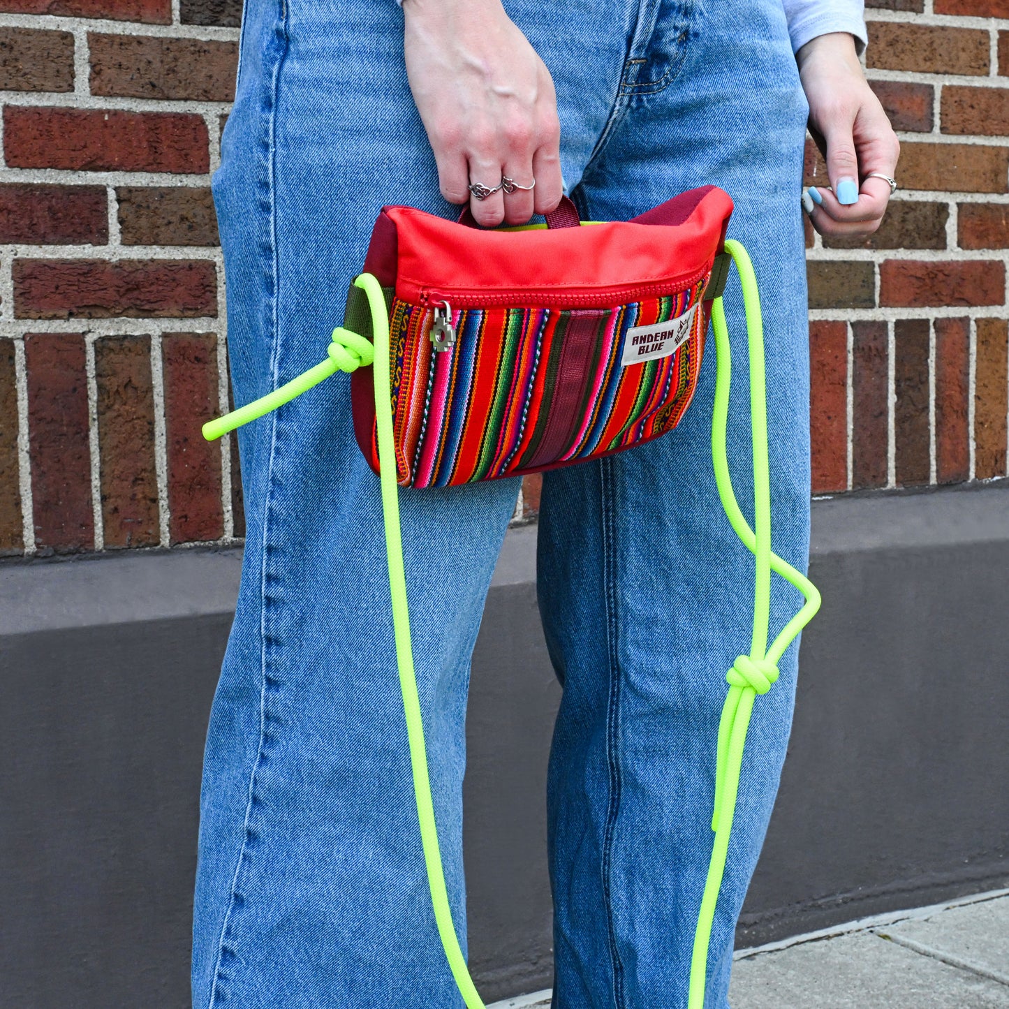 Andean Blue Sling Bag (Chuspa)