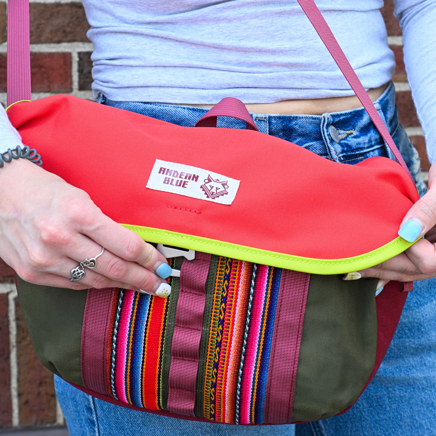 Andean Blue Shoulder Bag (Wayaqa)