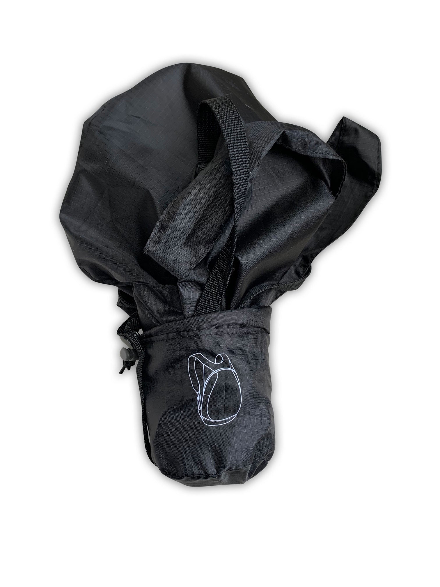 Andean Blue Sidekick | Foldable Backpack With Belt Clip | AndeanBlue